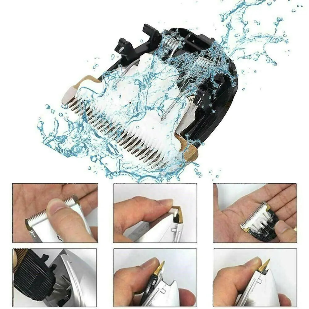 Tondeuses à cheveux professionnelles Trimmer Mens Barber Hair Cutting Kit Machine sans fil