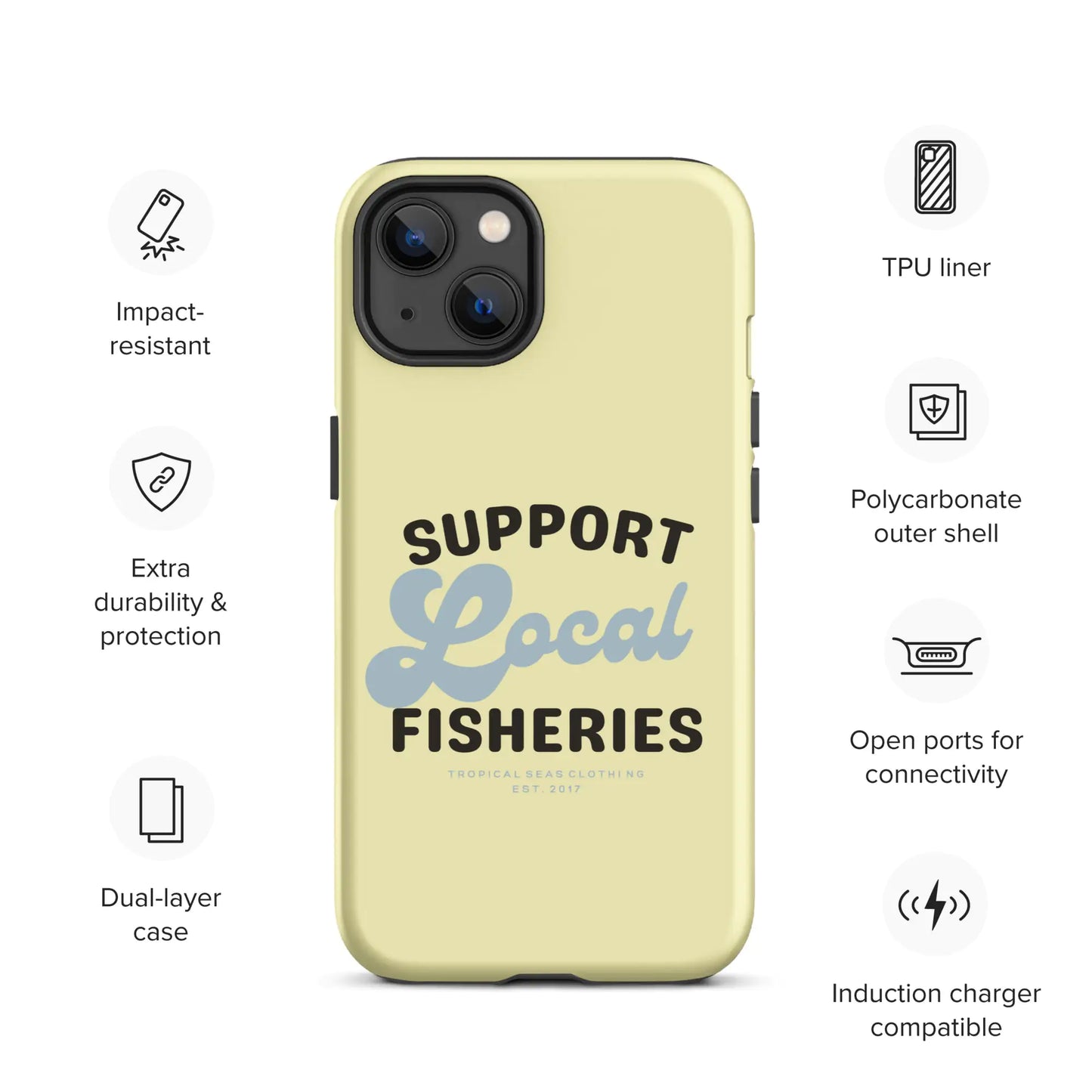 Coque robuste pour pêche locale pour iPhone®