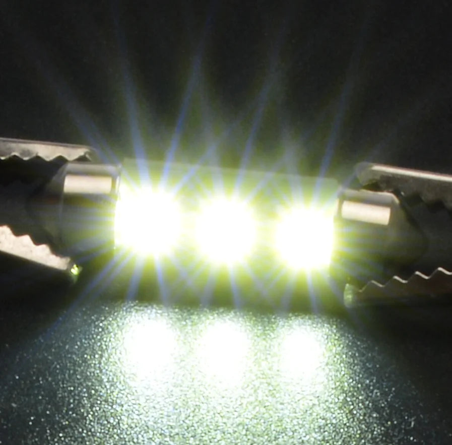 14Pcs T10 36mm LED Intérieur Accessoires de voiture Kit Carte Dôme Plaque d'immatriculation Lumières