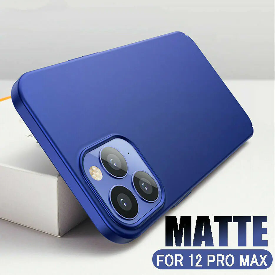 Pour iPhone 11 12 Pro Max Mini Ultra Thin Case Matte Hard Shockproof Slim Cover