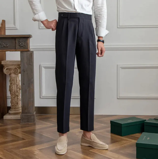 Pantalon de costume rétro tendance