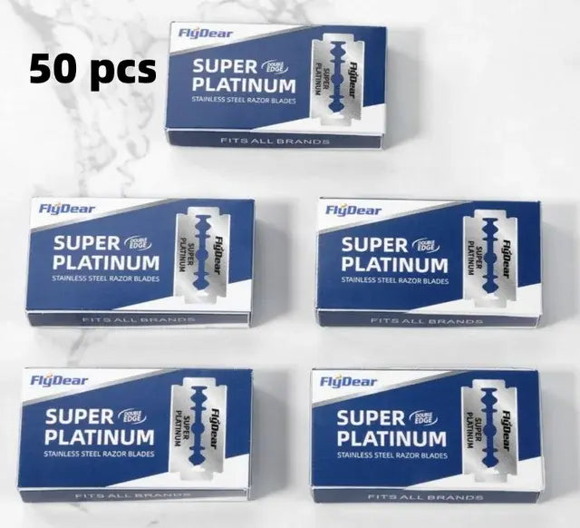 Lames de rasoir à double tranchant pour hommes 50/100 pièces