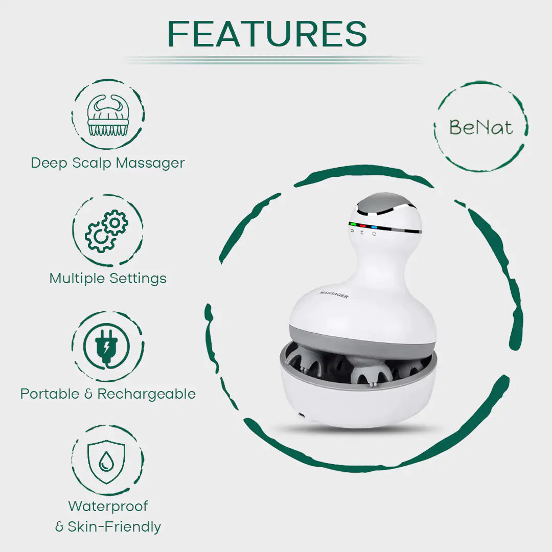 Masseur de cuir chevelu intelligent