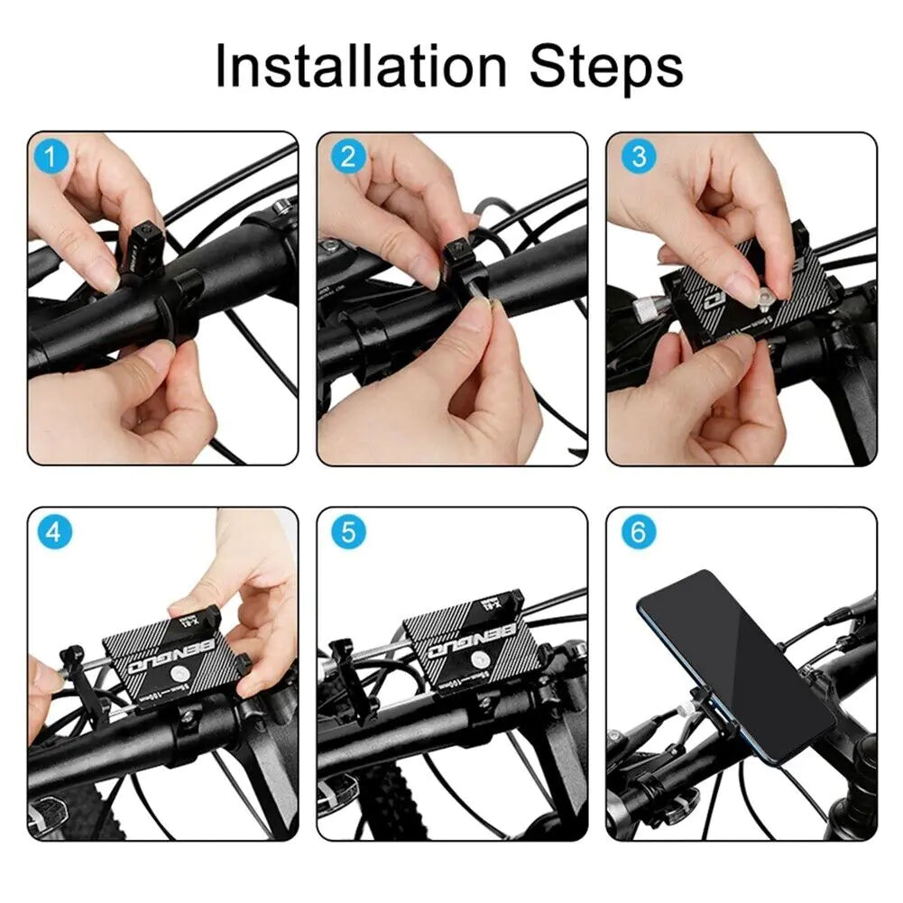 Guidon de support de vélo de moto en aluminium pour téléphone portable GPS US
