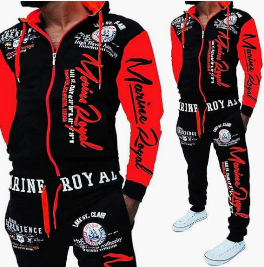Ensemble de survêtement à capuche pour hommes