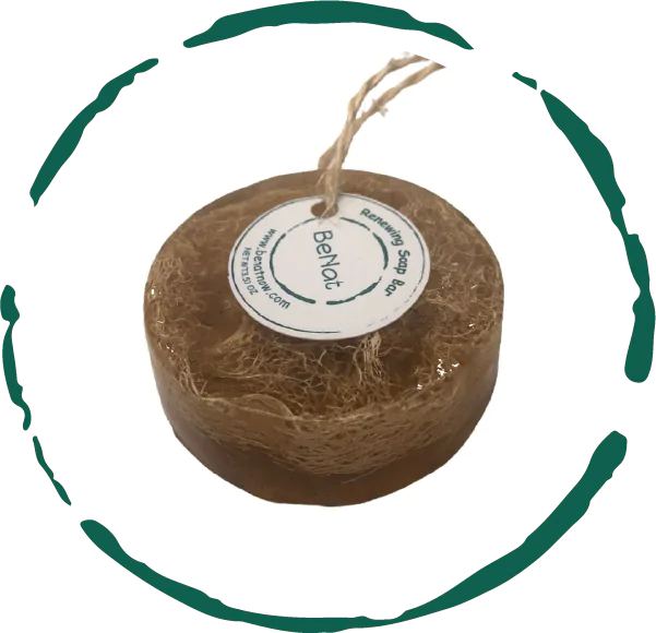 Renouvellement du barre de savon. Huile de camomille, miel et noix de coco.