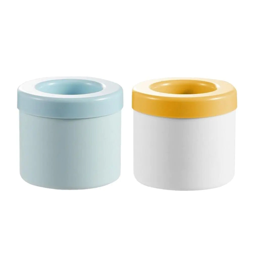 Seau de machine à glaçons portable à cylindre en silicone