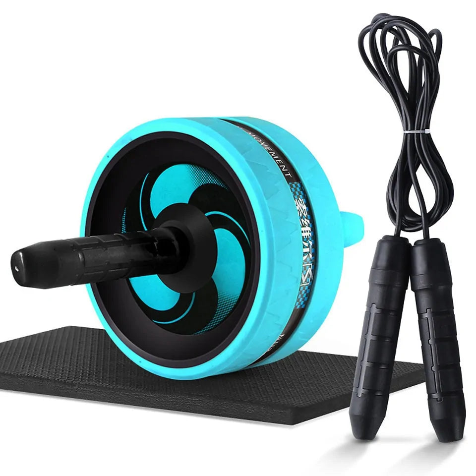 Ensemble 2-en-1 Ab Roller et corde à sauter