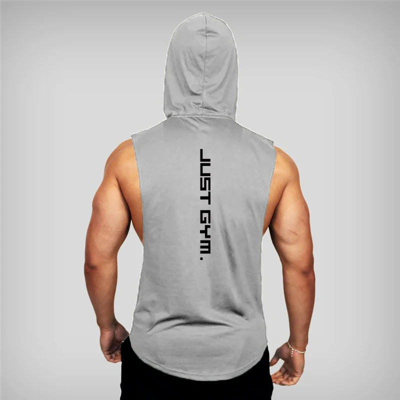 Débardeur à capuche de gym