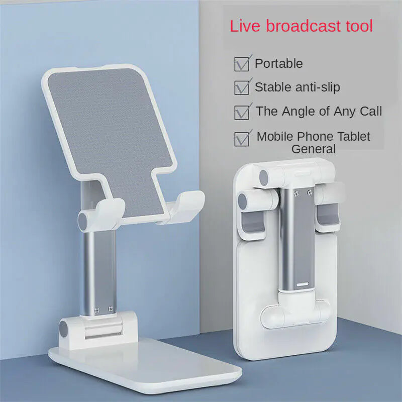 Support de tablette de téléphone portable réglable Support de bureau Support de téléphone portable iPad iPhone