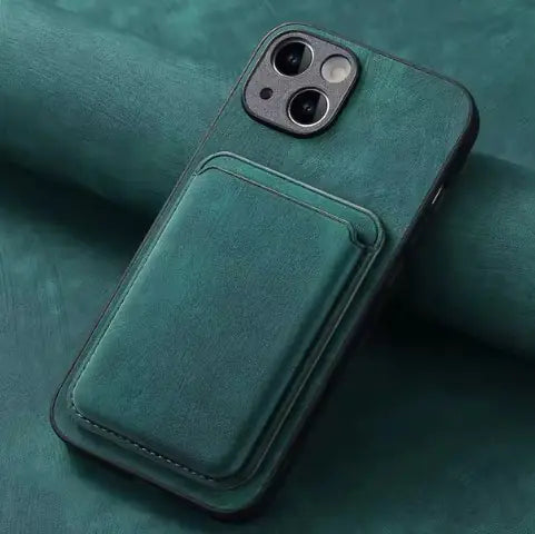 Étui de téléphone de poche magnétique pour carte