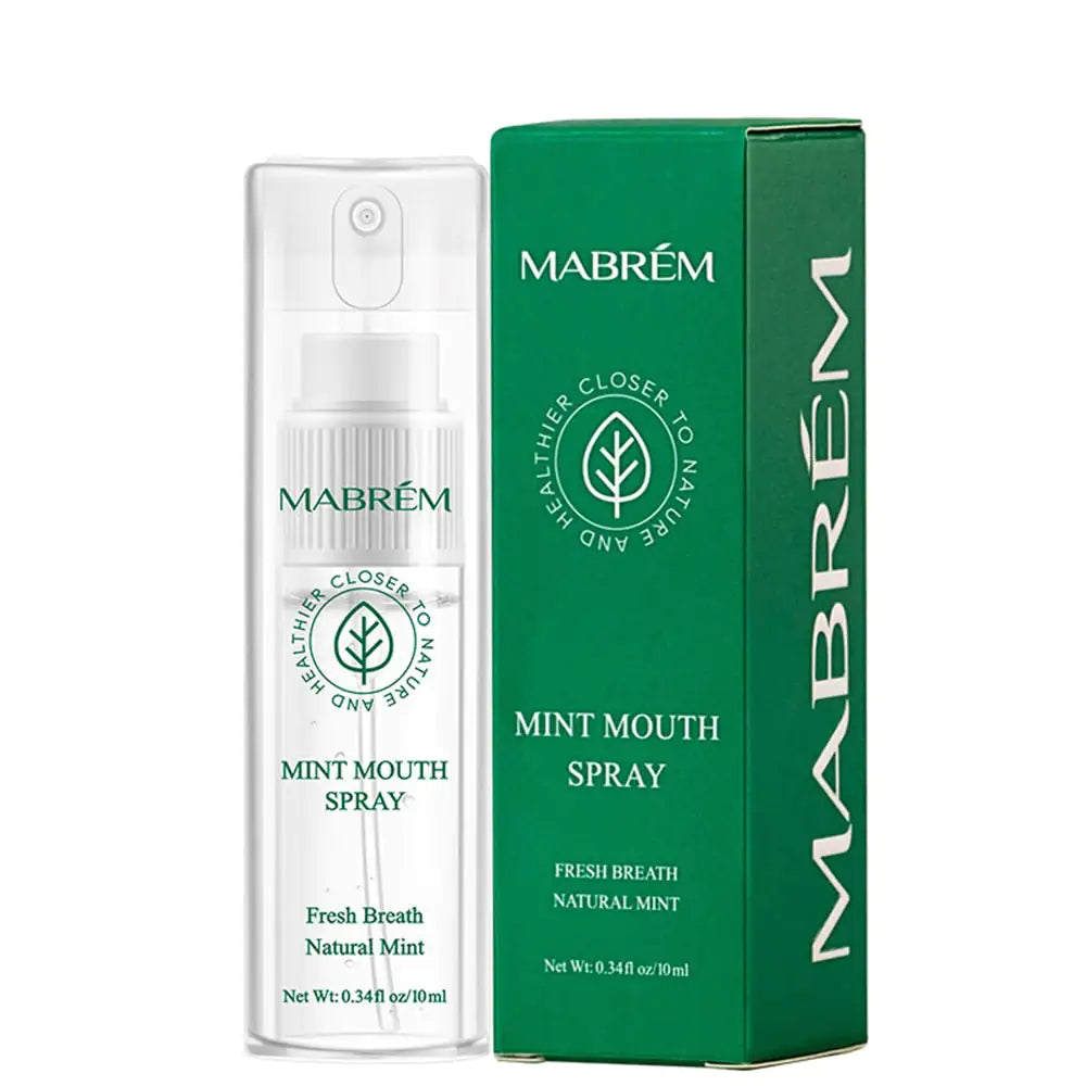 Spray oral à la menthe naturelle : Rafraîchit l'haleine