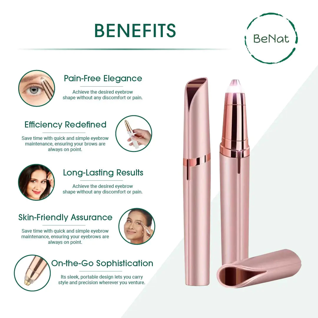 Ensemble rechargeable d'épilations pour le visage et les sourcils - Paquet de 2