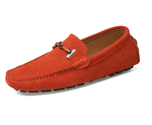 Aménatez votre style avec de luxueuses chaussures pour hommes en daim de vachette véritable !