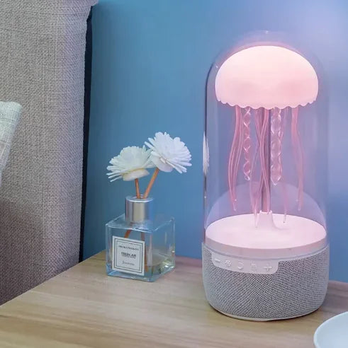 Haut-parleur Bluetooth de méduse colorée
