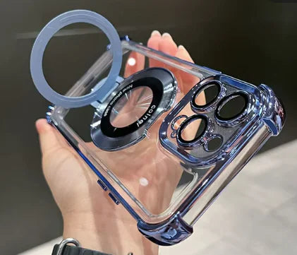 Support magnétique pour étui transparent Magsafe pour iPhone