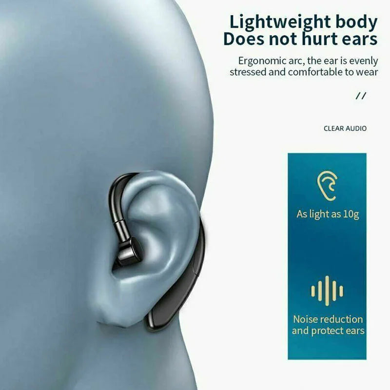 Casque d'écoute sans fil Bluetooth 5.0 Casque de conduite de camionneur Réduction du bruit