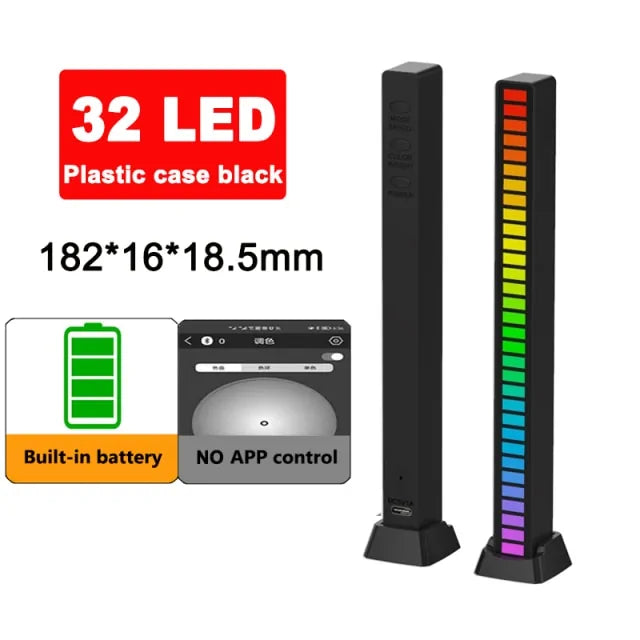 Lumière LED de contrôle du son de la musique