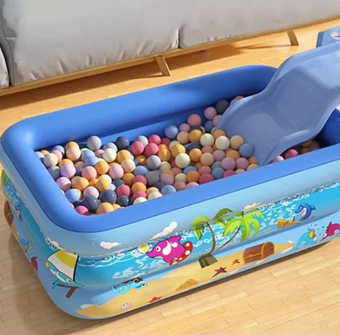 Piscine de dessin animé gonflable - Cadre en PVC durable