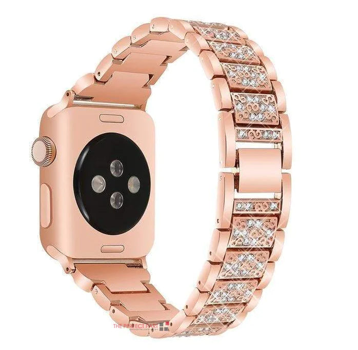 Crystal Bling Band Case iWatch Strap pour Apple Watch Ultra Series 8 7 SE 6 5 4 3