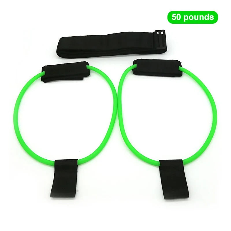 Ensemble de bandes de butin de fitness réglables avec bandes de résistance et ceinture