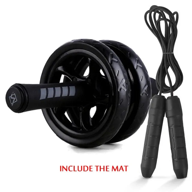 Ensemble 2-en-1 Ab Roller et corde à sauter