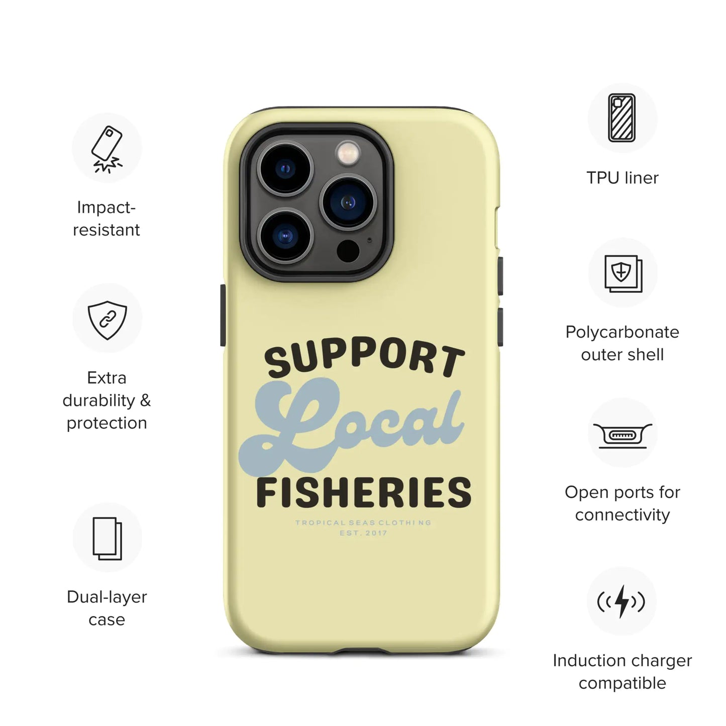 Coque robuste pour pêche locale pour iPhone®