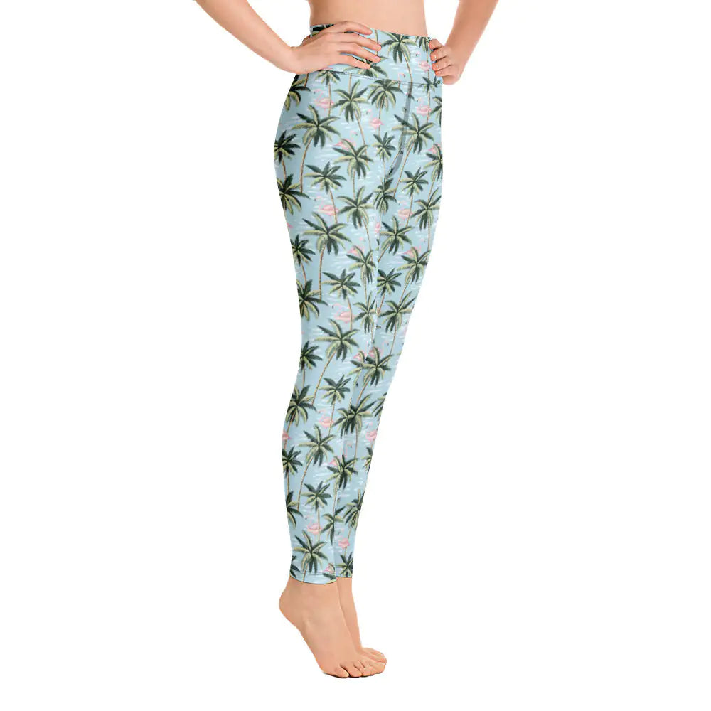 Leggings de yoga Flamingo tropical pour femmes