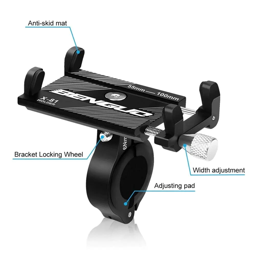 Guidon de support de vélo de moto en aluminium pour téléphone portable GPS US