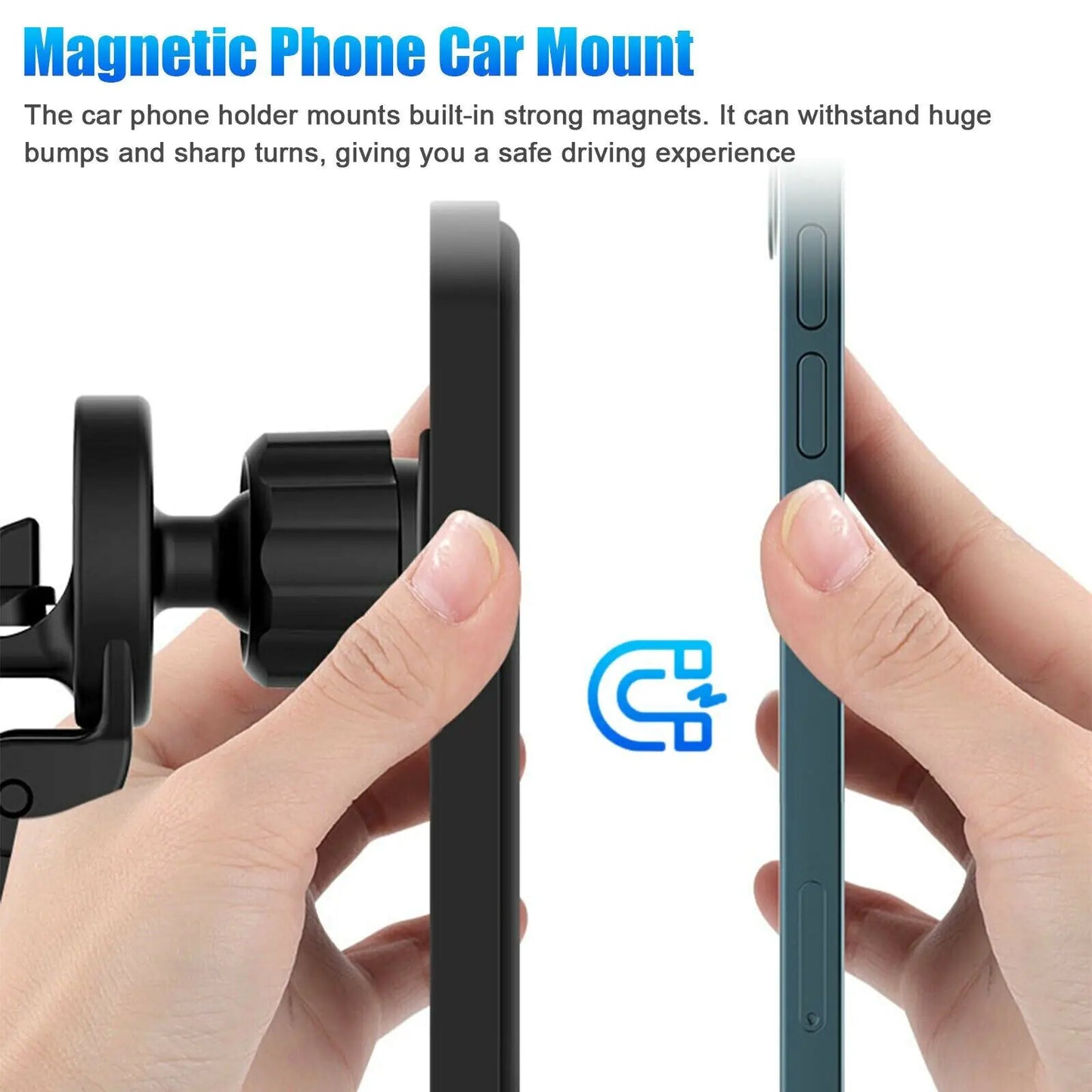 Support de montage de voiture pour chargeur sans fil magnétique pour iPhone 12 13 14 Pro Max MagSafe