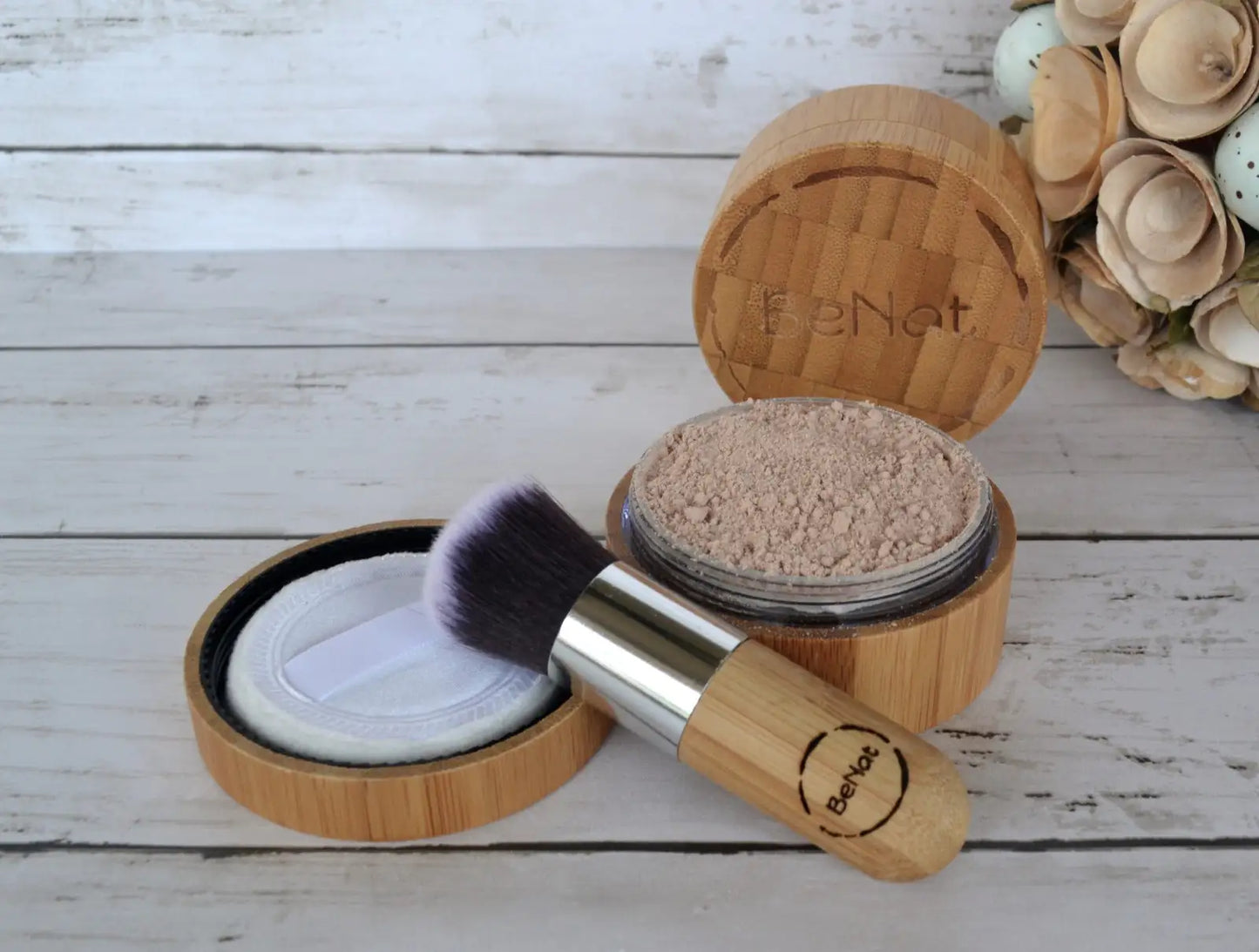 Ensemble de poudres en vrac translucides