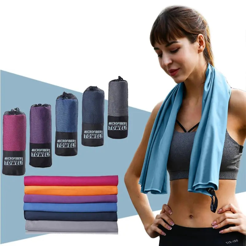 Serviette en microfibre de sport : absorbant à séchage rapide
