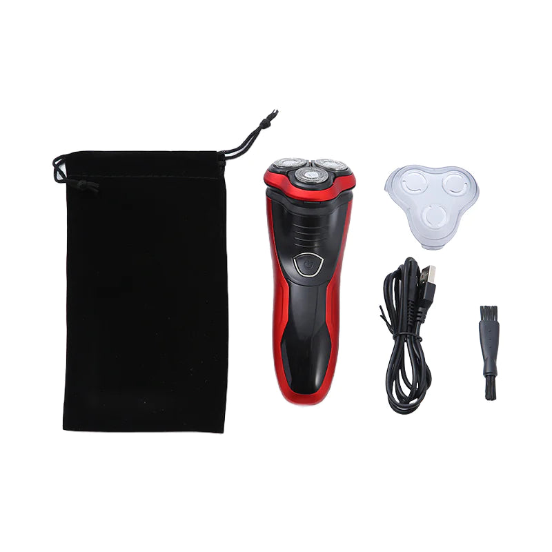 Rasoir rotatif étanche pour hommes Rasoir électrique Pop-Up Trimmer Wet Dry Wireless
