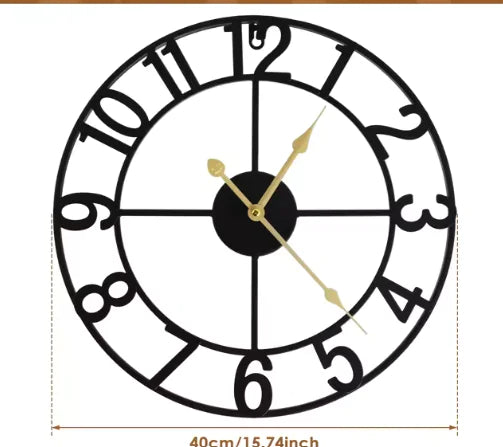 Horloge murale lumineuse silencieuse 16/10in