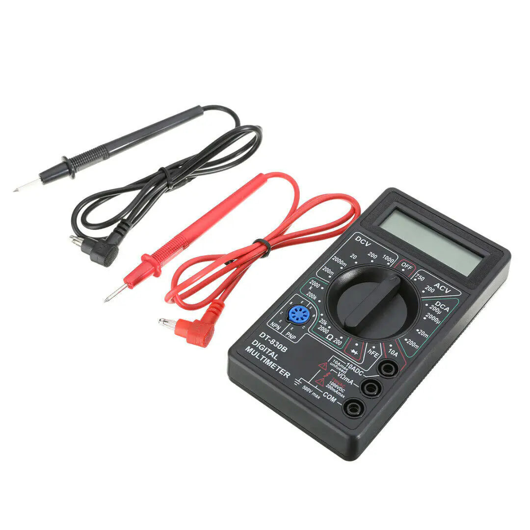 Multimètre numérique 7 Fn AC DC Voltage Volt 10 Amp Current Resistance Ohm Meter
