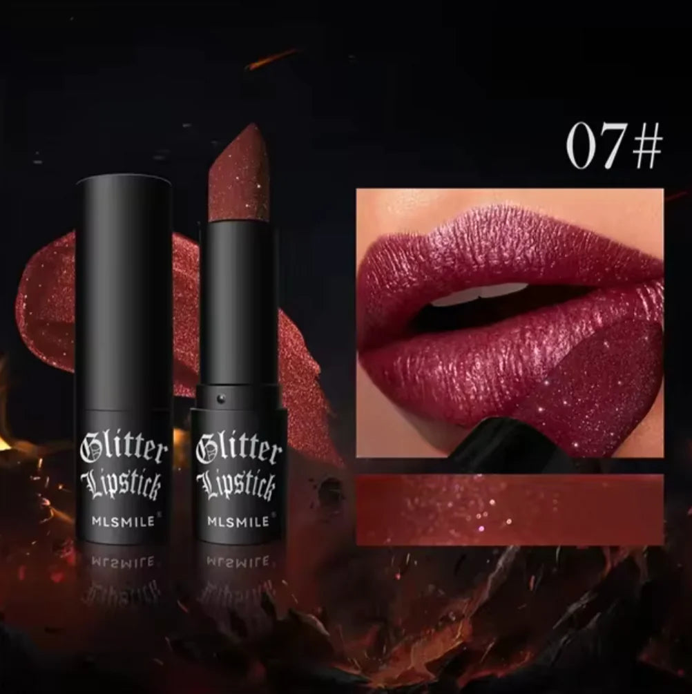 Glitter Luxe : Collection de rouges à lèvres imperméables à l'humidité de 7 couleurs