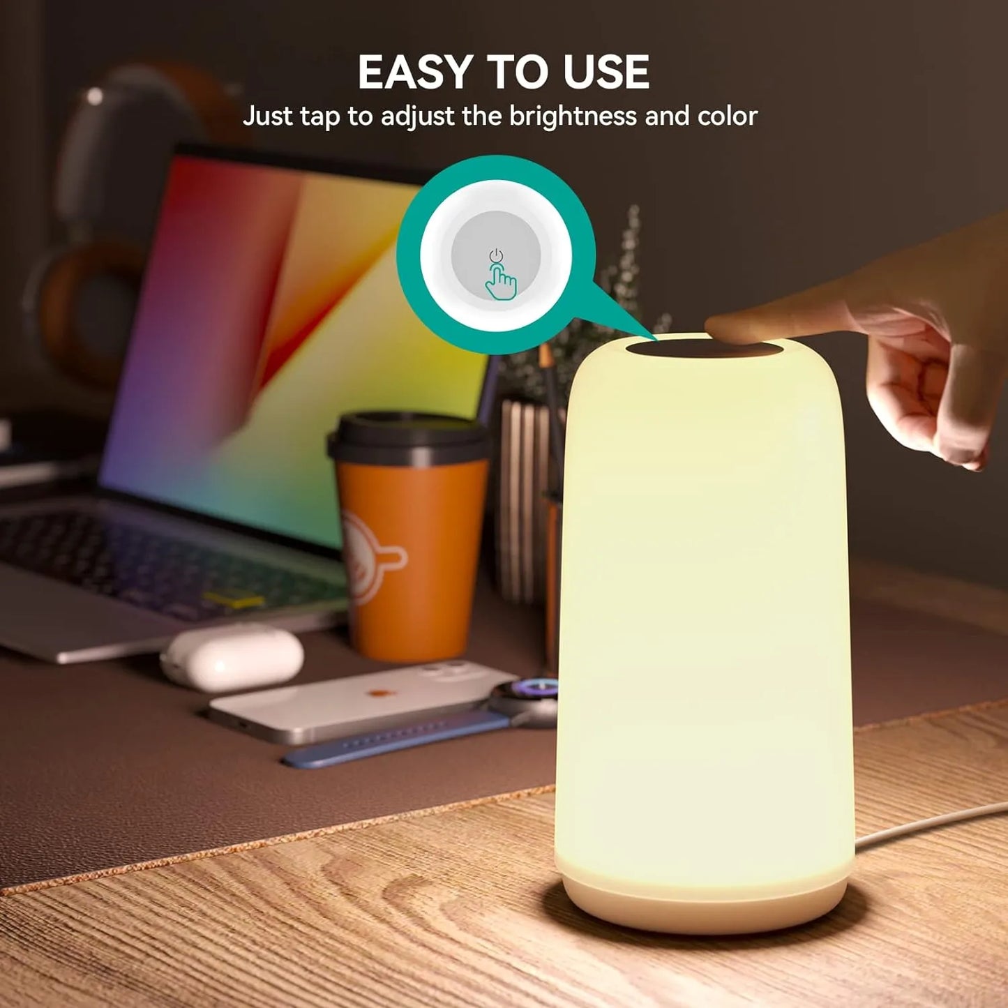 Petite lampe dimmable.