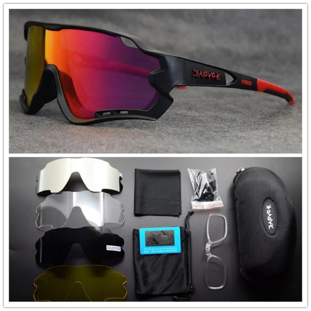 Lunettes de cyclisme polarisées