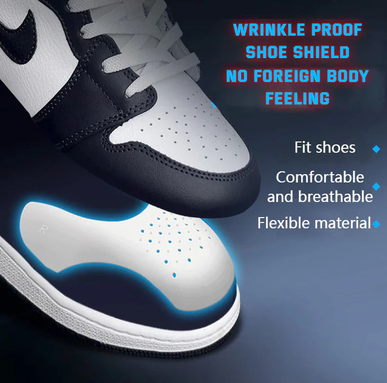 Paire de chaussures de sport Anti-crésures Protecteur de réduction de la force de l'orteil Couverture de chaussures de plis