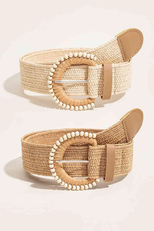 Ceinture de tresse de perles-