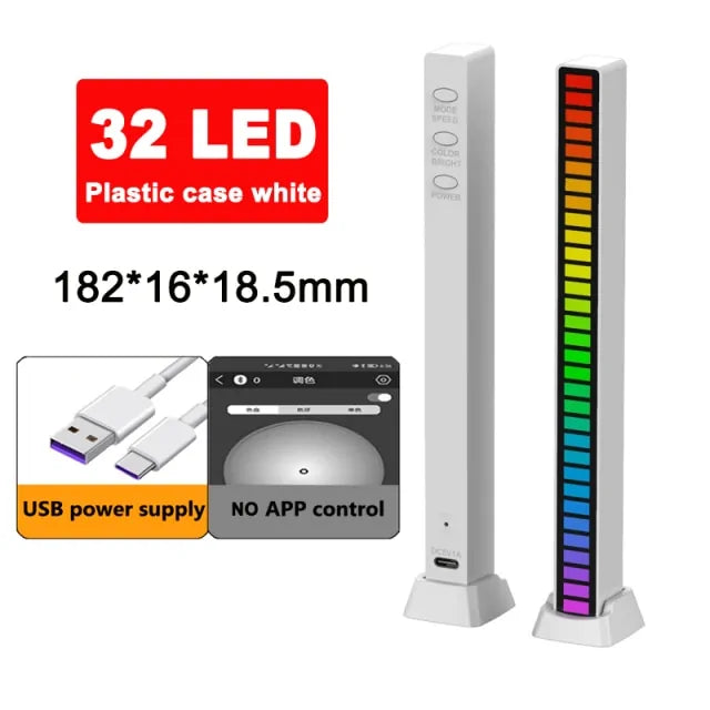 Lumière LED de contrôle du son de la musique