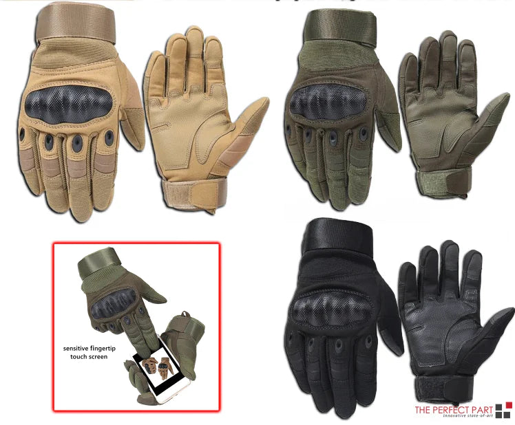 Tactique Moto Motocross Gants à doigts complets Moto Équitation Racing Mittens