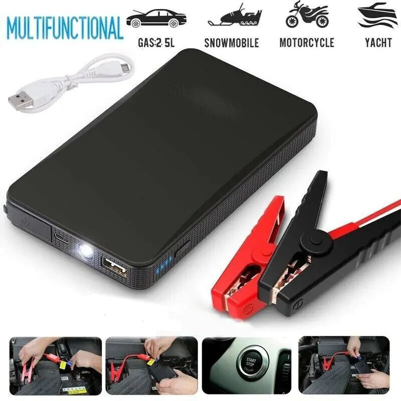 Portable Mini Slim 20000mAh Car Jump Starter Engine Chargeur de batterie Banque de puissance