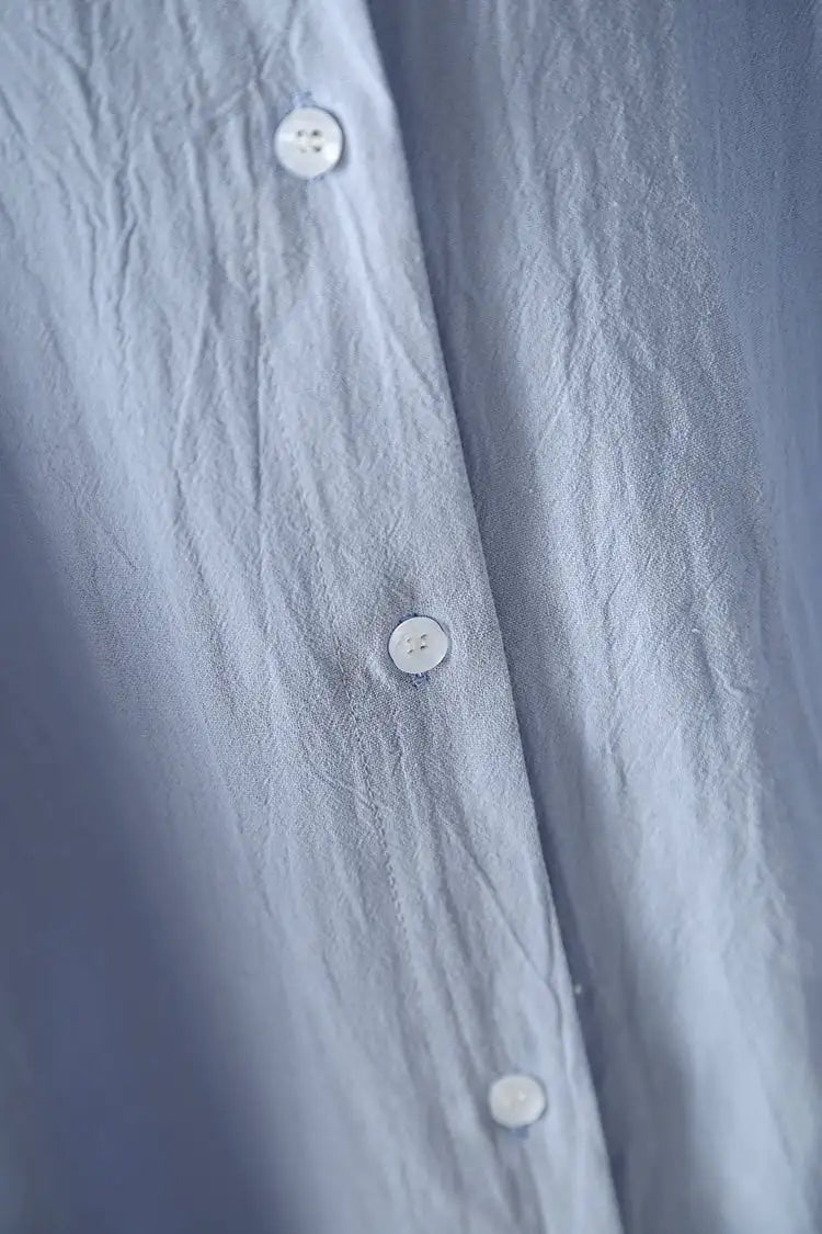 Robe chemise surdimensionnée