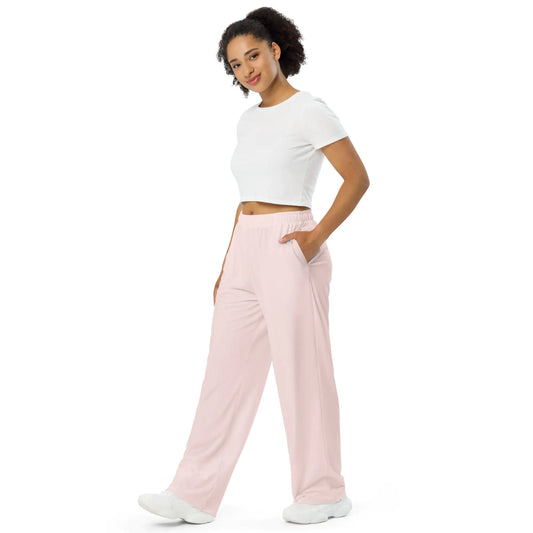 Pantalon de salon rose pour femmes