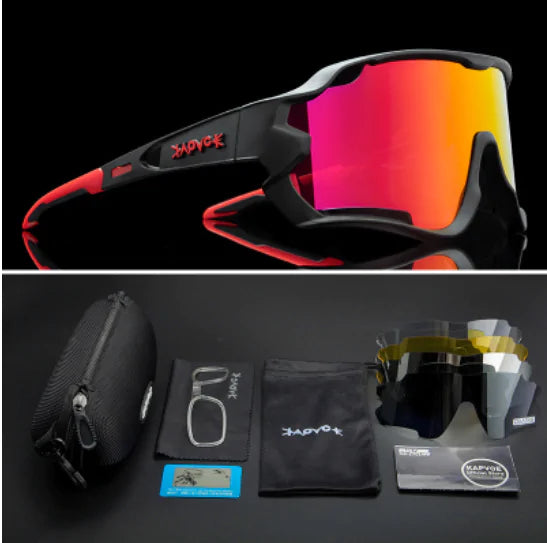 Lunettes de cyclisme polarisées