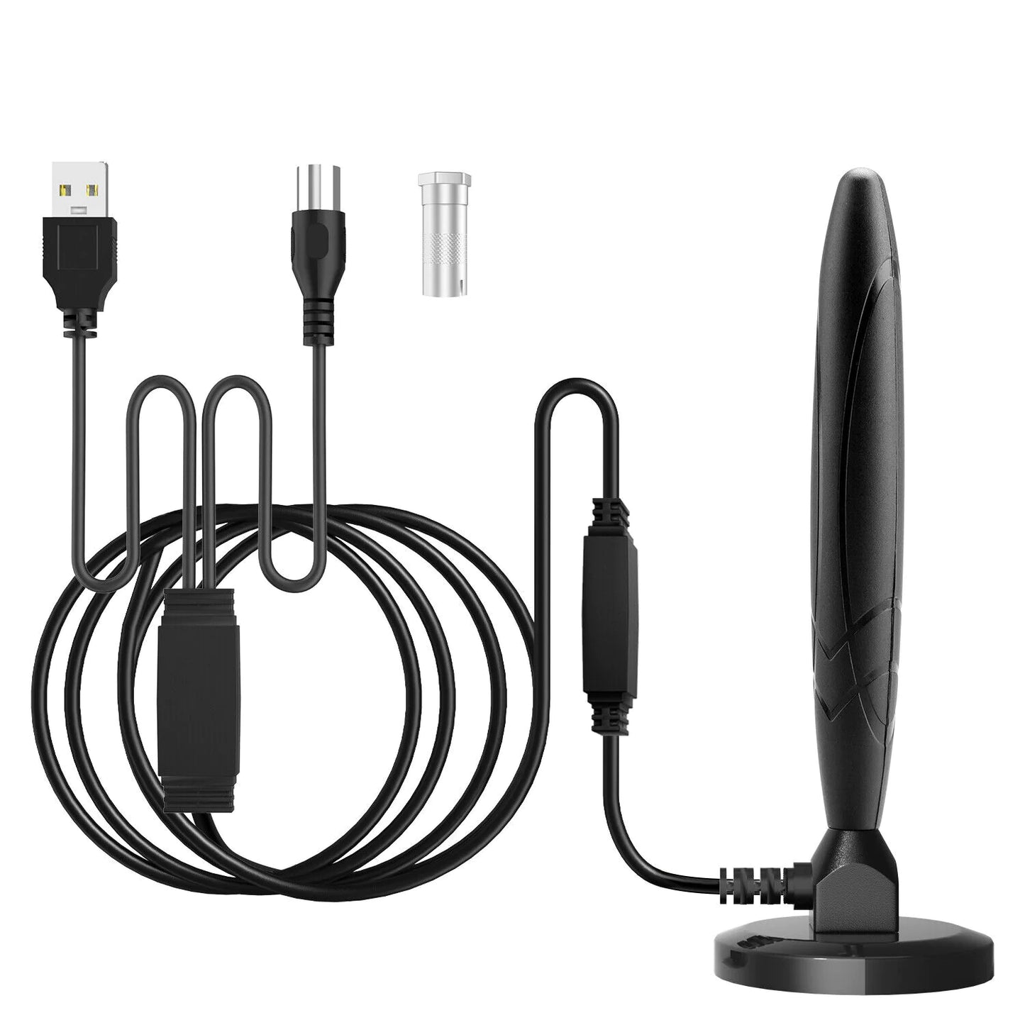 5600Miles Antenne TV améliorée HDTV Amplifiée Numérique 4K 1080P Longue Portée Intérieur