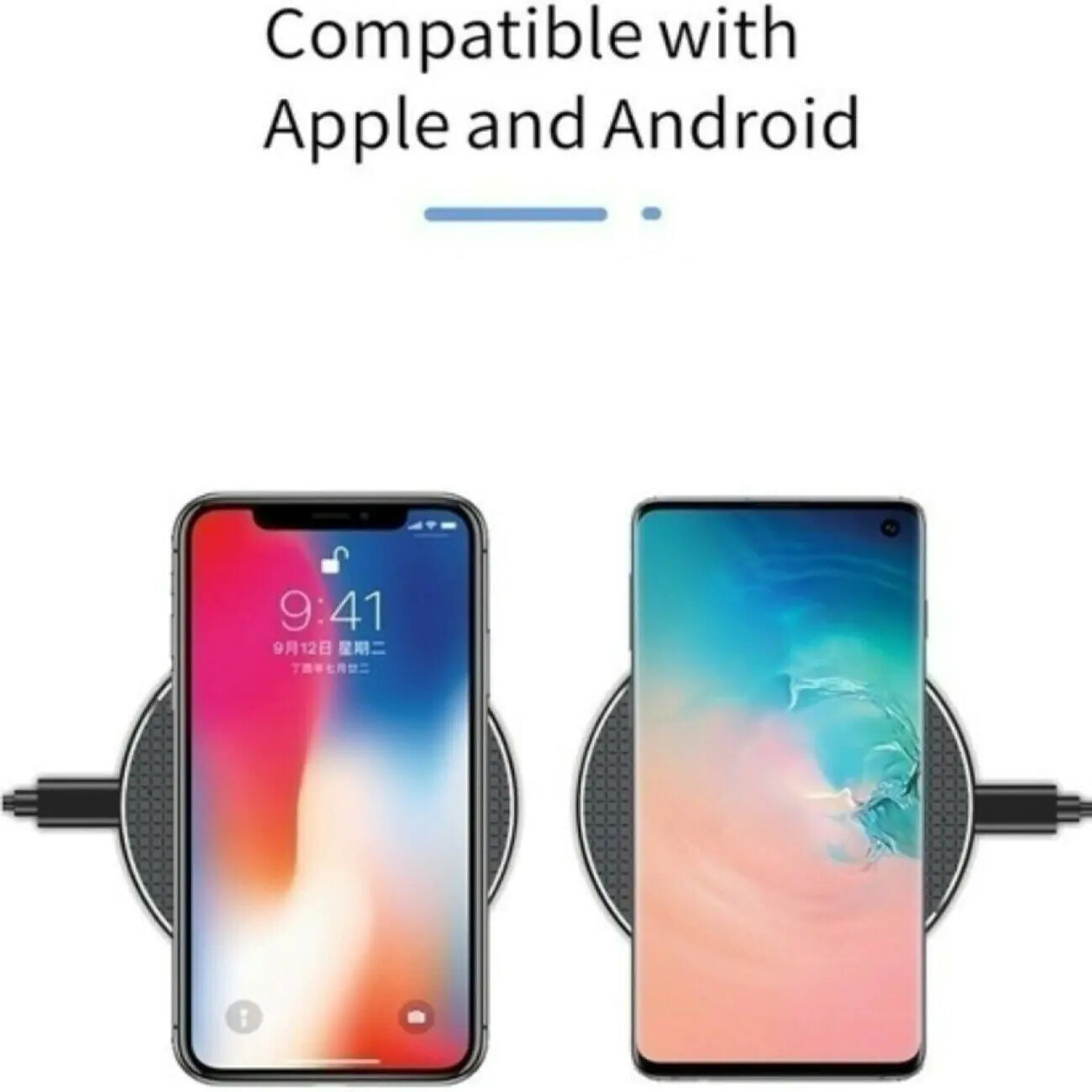 Chargeur sans fil de 20 W Chargeur rapide pour Samsung iPhone XS Max X XR 12 13 Pro