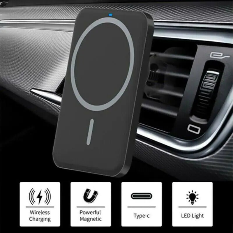 Support de montage de voiture pour chargeur sans fil magnétique pour iPhone 12 13 14 Pro Max MagSafe