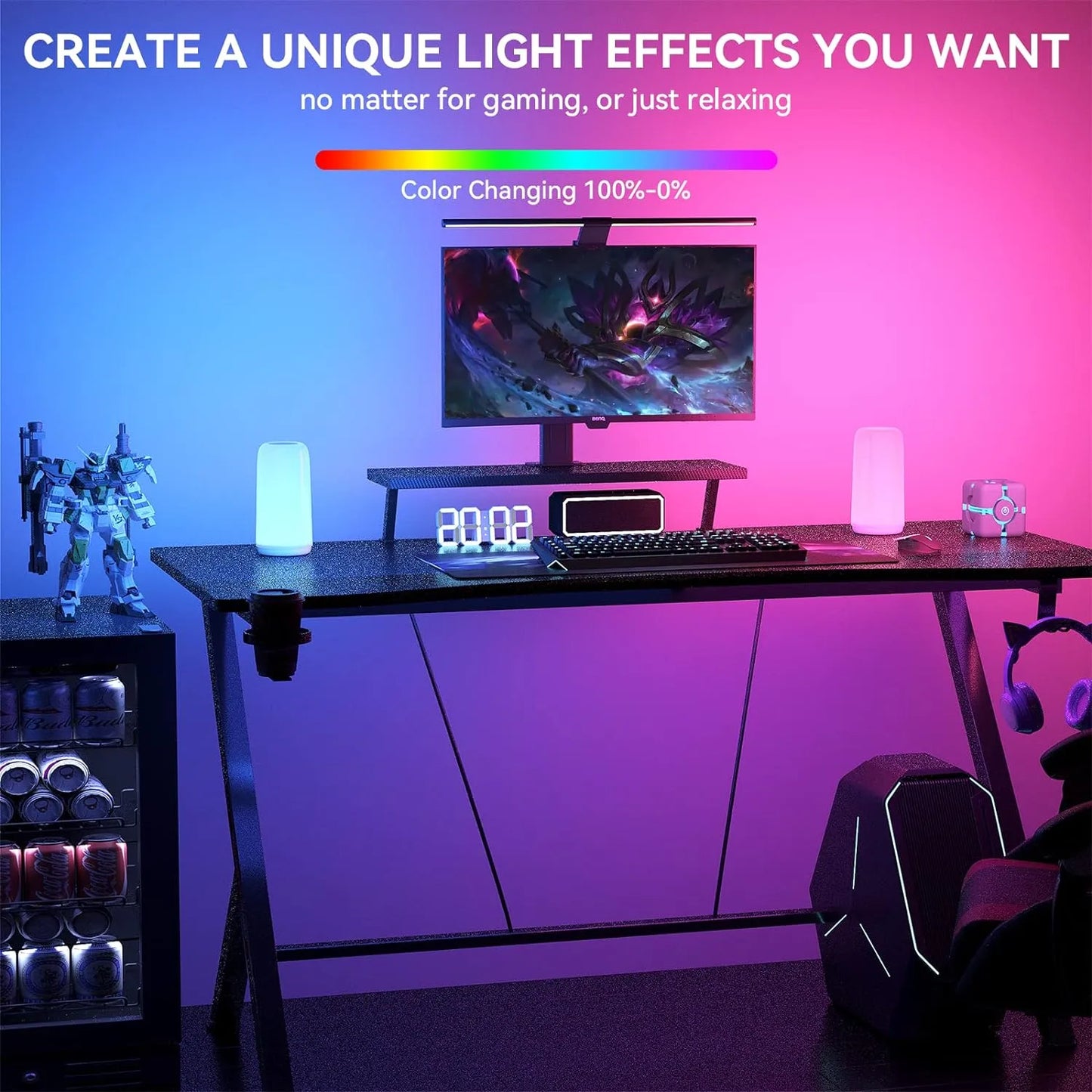 Petite lampe dimmable.